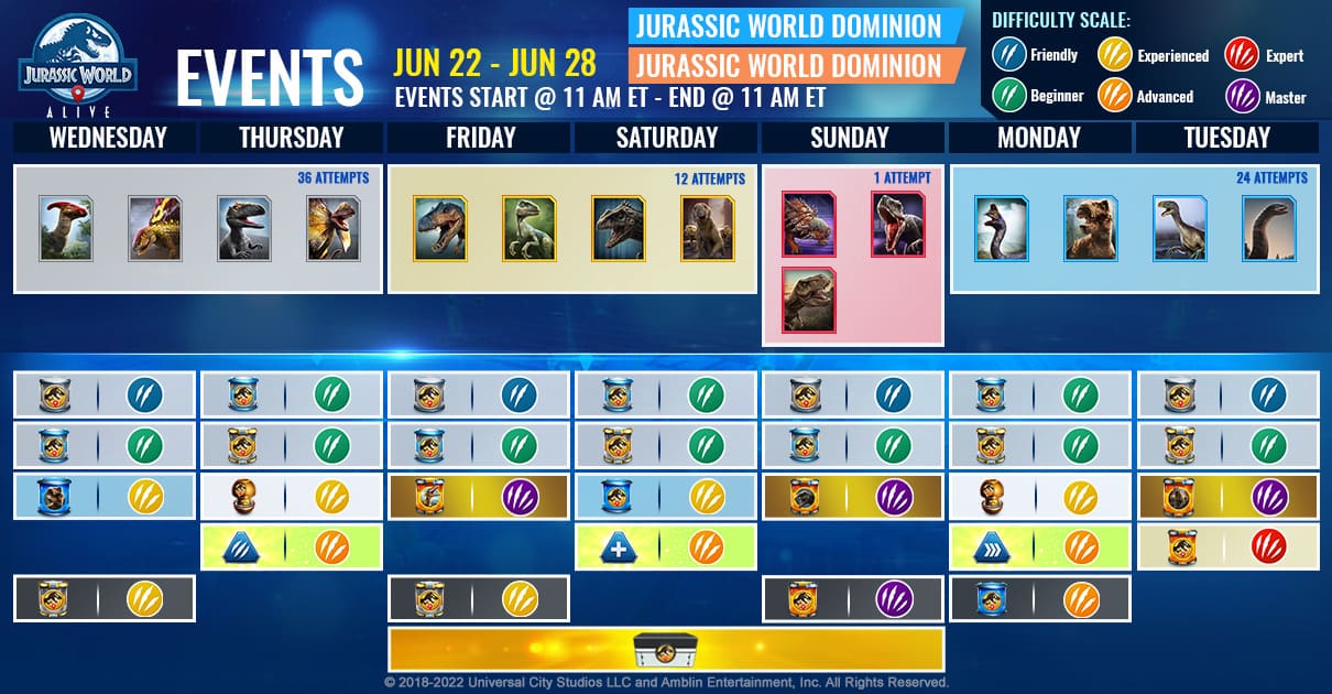 JWA 06月22日~06月29日 本週活動