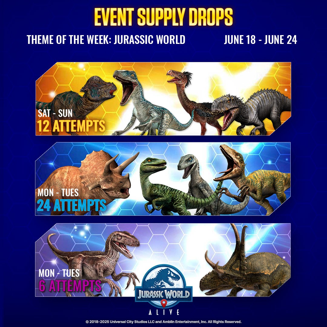 JWA EVENTS 台灣時間 06月18日~06月25日
