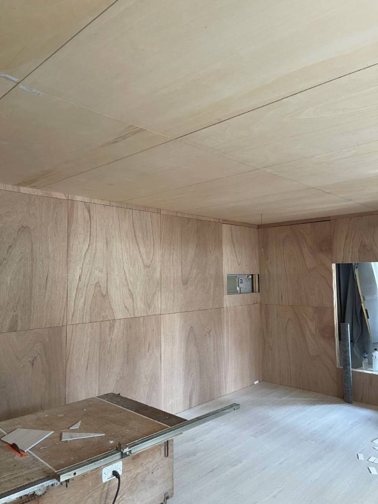 3高雄舊屋翻新-大面積牆面防潮木作打底.jpg